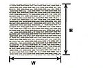 Plastruct 91887 PSP-98 Gray Brick Paper Pattern Sheet – 2-Pack