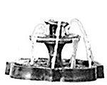 Plastruct 94733 FTNS-32 Square Fountain