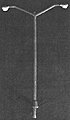 Plastruct 94814 SLD-250 1960s Double Boulevard Streetlights – 4-Pack