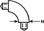 Plastruct 95004 E-8 90° Elbow Fitting