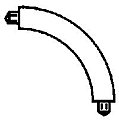 Plastruct 95101 BE-6 5-Diameter Bend Fittings