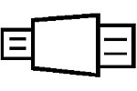 Plastruct 95134 RC-5 Concentric Reducer Fitting