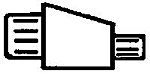 Plastruct 95161 RE-3 Eccentric Reducer Fitting