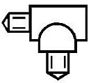 Plastruct 95203 TP-6 Tee Fitting