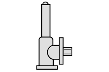 Plastruct 95544 RV-4 Relief Valve Fitting – 5-Pack — manufacturer product diagram