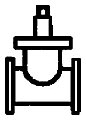 Plastruct 95551 PV-2 Plug Valve Fitting