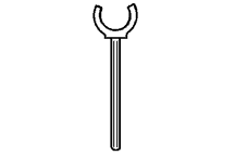 Plastruct SC-6 Pipe Support Clips 5-Pack – 95565 — manufacturer product diagram