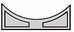 Plastruct 95666 VS-18 Tubing Saddle for TB-18