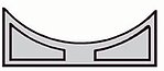 Plastruct 95669 VS-28 Saddle for TB-2 Tubing