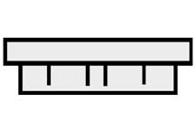 Plastruct VHC-28 Flat Caps – 7/8 in – 3 Pack – 95707 — manufacturer product diagram