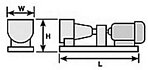Plastruct 95922 PCM-3 Pump & Motor Set – 1-1/16 in