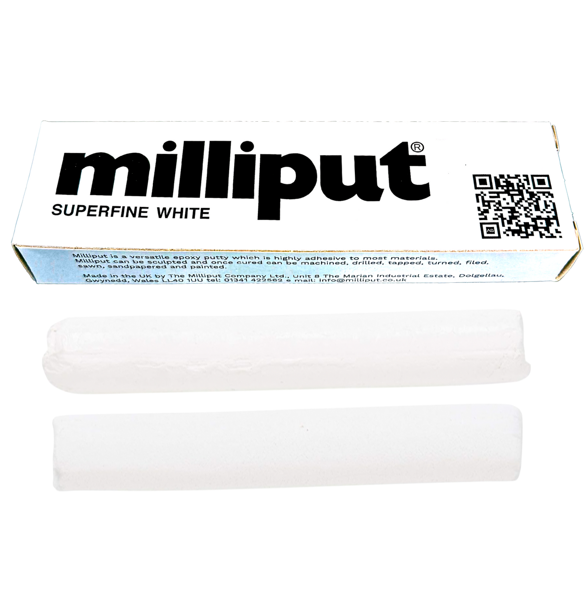 Milliput Superfine White two-part epoxy putty 113.4 g