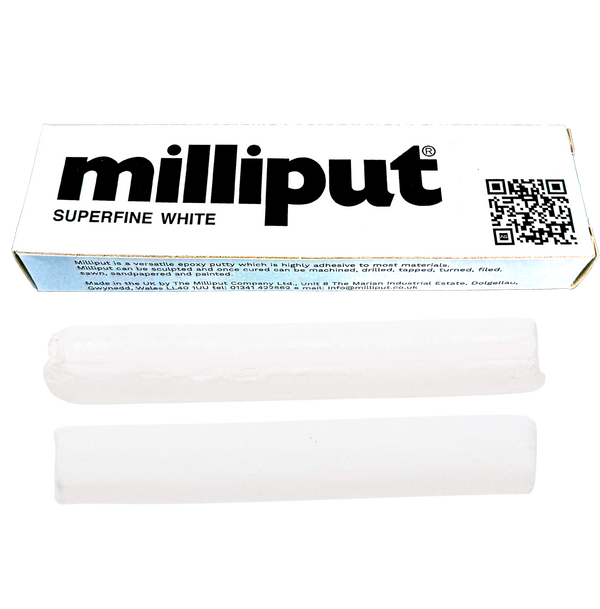 Milliput Superfine White two-part epoxy putty 113.4 g