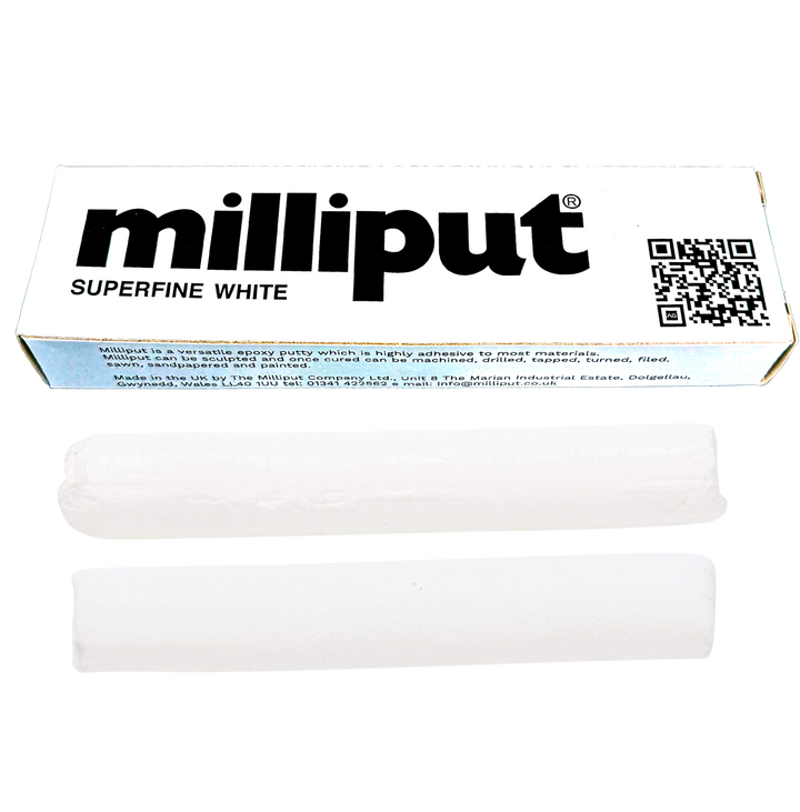 Milliput Superfine White two-part epoxy putty 113.4 g