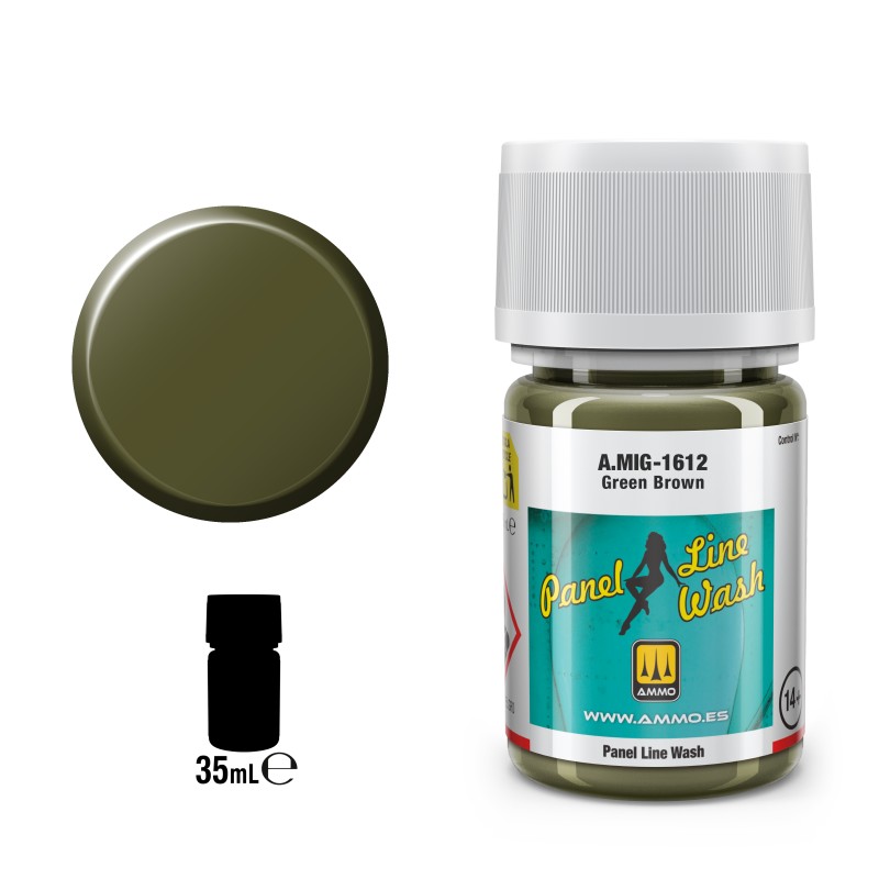 AMMO by Mig Jimenez PLW Green Brown – A.MIG-1612 — exact AMMO product