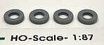 Phoenix Precision Models 31541 HO individual tires, pack of 4