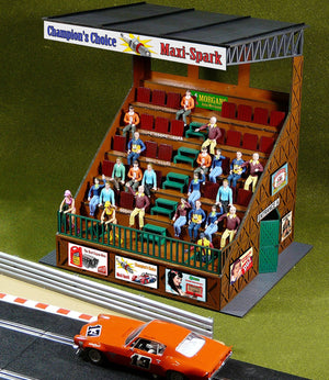 Bachmann Proses 39205 1:32 retro grandstand laser-cut slot-car kit exact product image