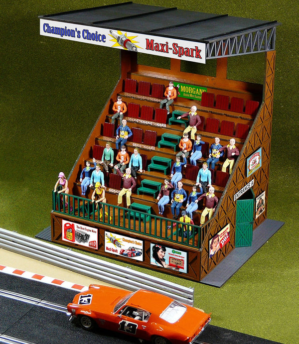 Bachmann Proses 39205 1:32 retro grandstand laser-cut slot-car kit exact product image