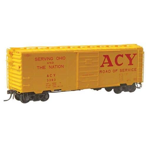 Kadee HO 4339 Pullman-Standard PS-1 40' Boxcar, 6' Door, Akron, Canton & Youngstown ACY #3383 — exact product view