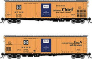 Rapido HO Scale Santa Fe RR-60 Mechanical Reefer San Francisco Chief 4-Pack – 156007