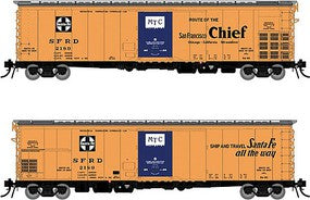 Rapido HO Scale Santa Fe RR-60 Mechanical Reefer San Francisco Chief 4-Pack – 156007