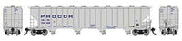 Rapido HO Scale Procor 5820 Covered Hopper 6-Pack – 157002– product image 2