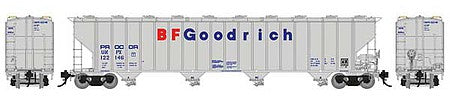Rapido HO Scale UNPX Procor Covered Hopper 3-Pack – 157004