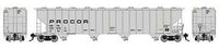 Rapido HO Scale Procor 5820 Covered Hopper 6-Pack – 157005– product image 2