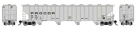 Rapido HO Scale UNPX Procor Covered Hopper 6-Pack – 157005