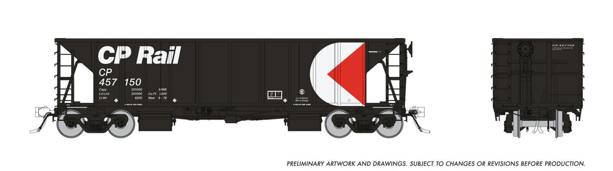 Rapido HO Scale CPR NSC Ballast Car – Single Car – 158015A– product image