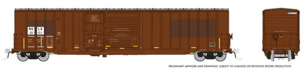 Rapido 193006 HO ROLX number 4101 Trenton Works 6348 cubic foot boxcar