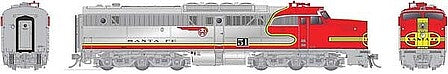 Rapido Trains HO ALCo PA-1 Santa Fe #51L Repowered DC Locomotive product view