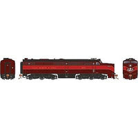 Rapido 23550 HO GM&O ALCo PA-1 number 290 in red and maroon, product views