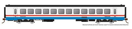 Rapido HO Scale Amtrak RTL TurboTrain #185 – 25104– product image
