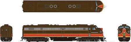 Rapido HO Scale Illinois Central E8A #4032 – DCC & Sound – 28523– product image