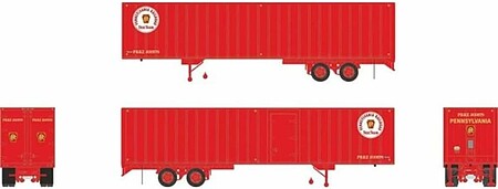 Ho 40'Fruehauf Ext-Post Vol Van PRR #1 - product image