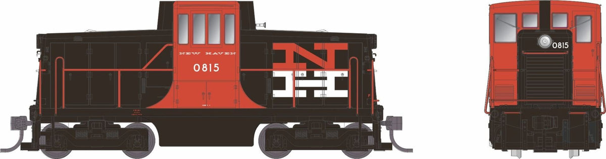 Rapido HO Scale New Haven GE 44-Tonner #0815 – DCC & Sound – 48558– product image