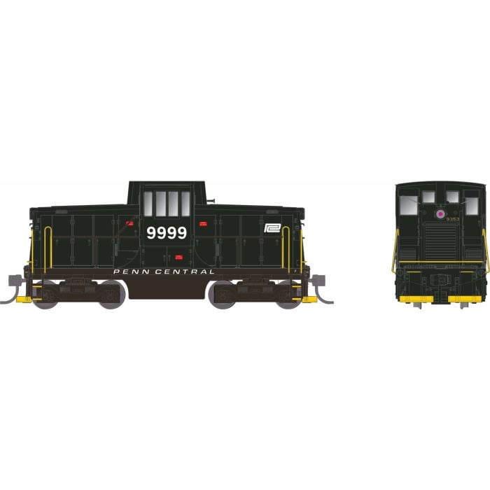 Rapido HO Scale Penn Central GE 44-Tonner #9999 – DCC & ESU LokSound – 48563– product image