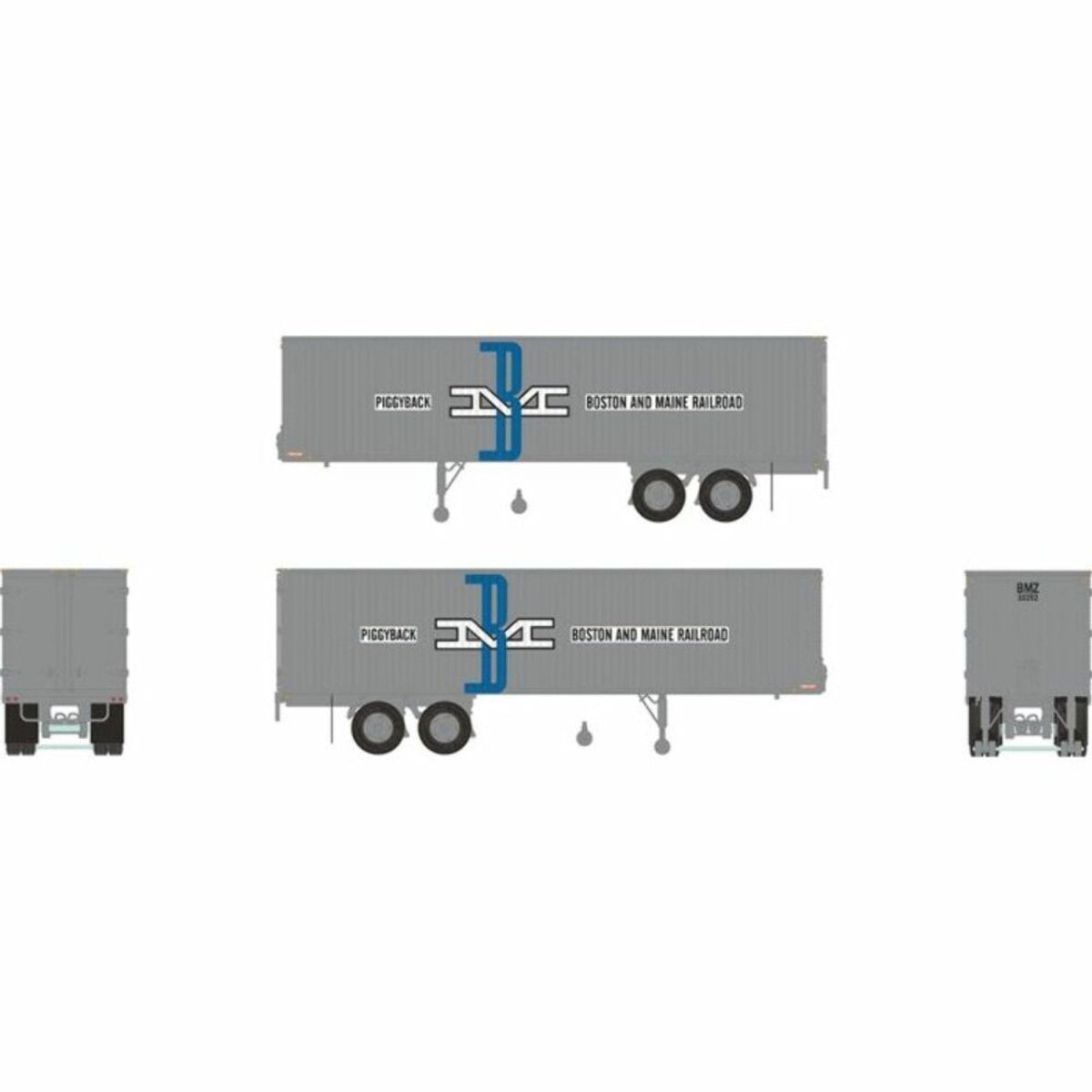 Rapido HO Boston & Maine 35' Fruehauf Integral-Post Volume Van #10252 - 403001– product image