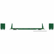 Rapido HO ICE Ex-BCR Patch Marine Industries Bulkhead Flatcar Single - 147010A – product view 2
