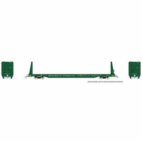 Rapido HO ICE Ex-BCR Patch Marine Industries Bulkhead Flatcar Single - 147010A – product view 2