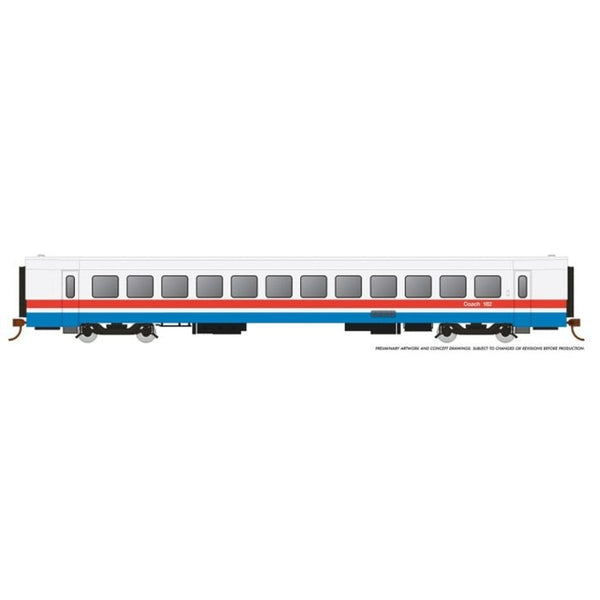 Rapido HO Scale Amtrak RTL Turboliner Coach Phase III Early #182 - 25101
