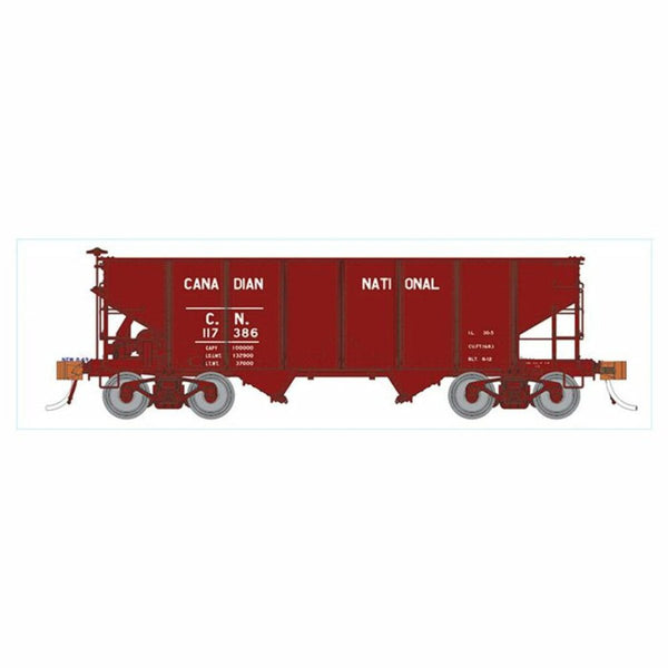 Rapido HO Scale Canadian National GLa 2-Bay Hopper (6) - 148006
