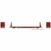 Rapido HO Scale Canadian National Mineral Brown National Steel Car Bulkhead Flatcar (6) - 147003 – product view 2