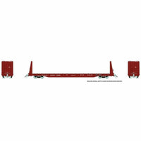 Rapido HO Scale Canadian National Mineral Brown National Steel Car Bulkhead Flatcar (6) - 147003 – product view 2