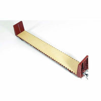 Rapido HO Scale Canadian National Mineral Brown National Steel Car Bulkhead Flatcar (6) - 147003 – product view 3