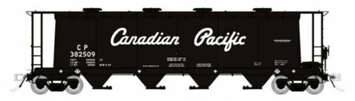 Rapido HO Scale Canadian Pacific MIL 3800 Cu. Ft. Covered Hoppers #4 (6) - 127026– product image