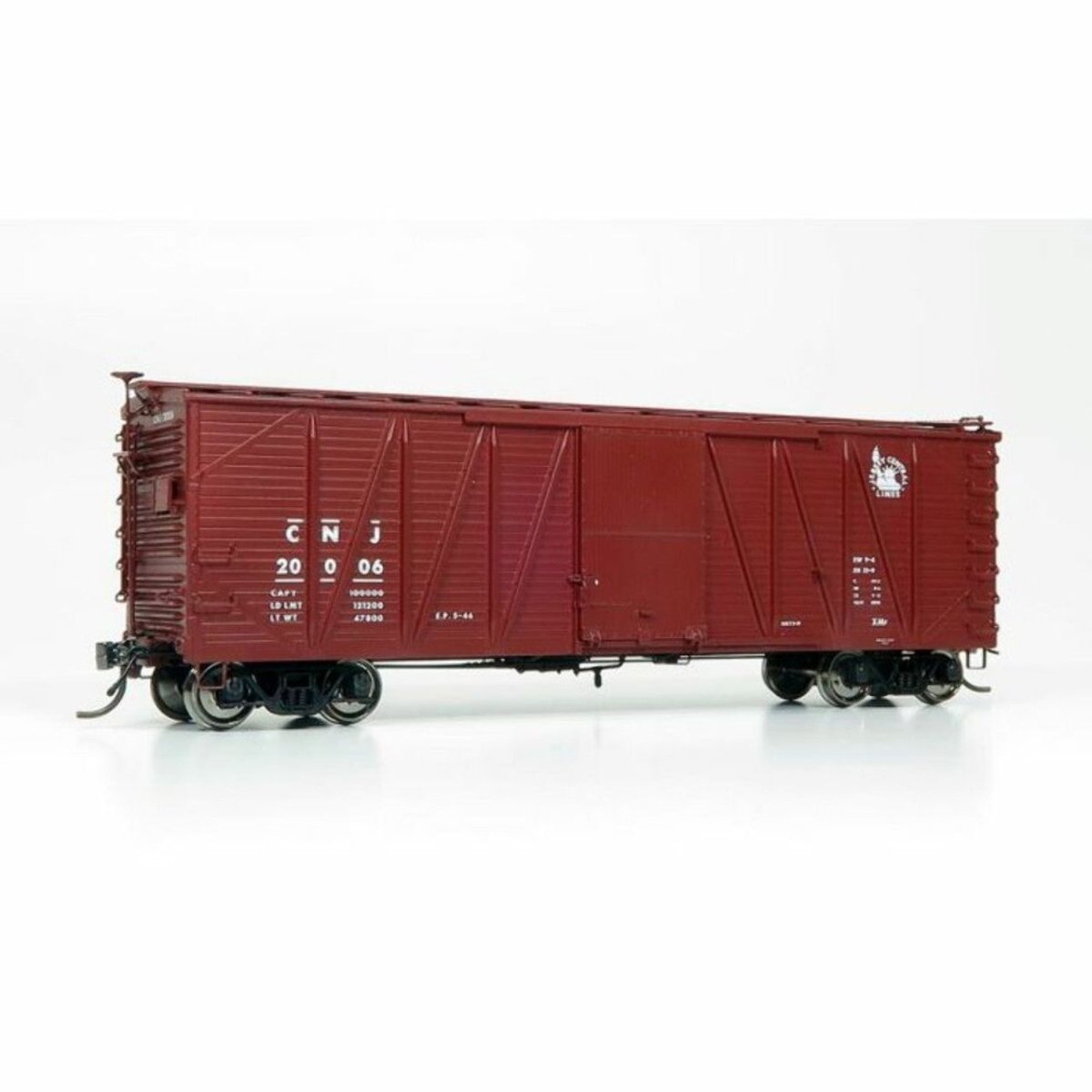 Rapido HO Scale CNJ USRA Single-Sheathed Boxcar (Pack of 6) - 142003– product image