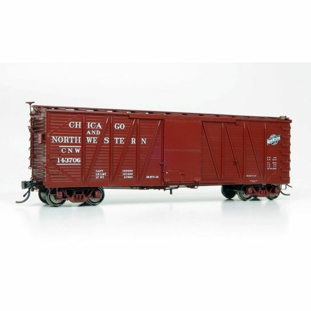 Rapido HO Scale C&NW USRA Single-Sheathed Boxcar (Pack of 6) - 142005– product image