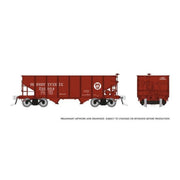 Rapido HO Scale Pennsylvania GLa 2-Bay Hopper Circle Keystone Single #3 - 148010A– product image 1